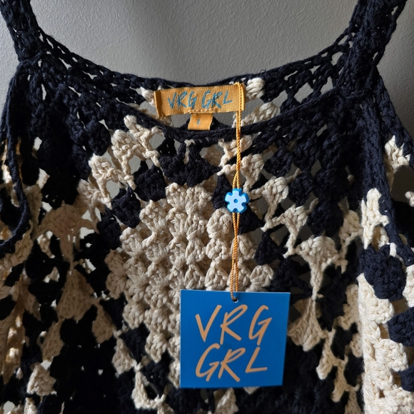 Verge Girl The Joni Crochet Maxi Dress Nwt - Picture 7 of 7